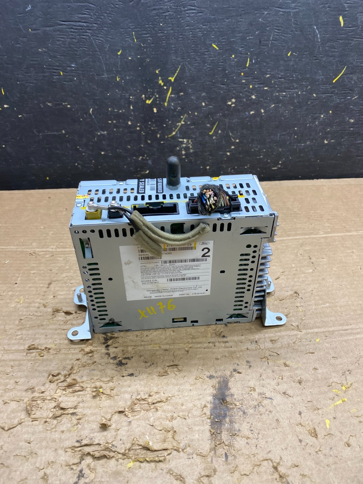 2011 Ford Edge Radio Cd Mechanism Receiver Oem x1176 DG4