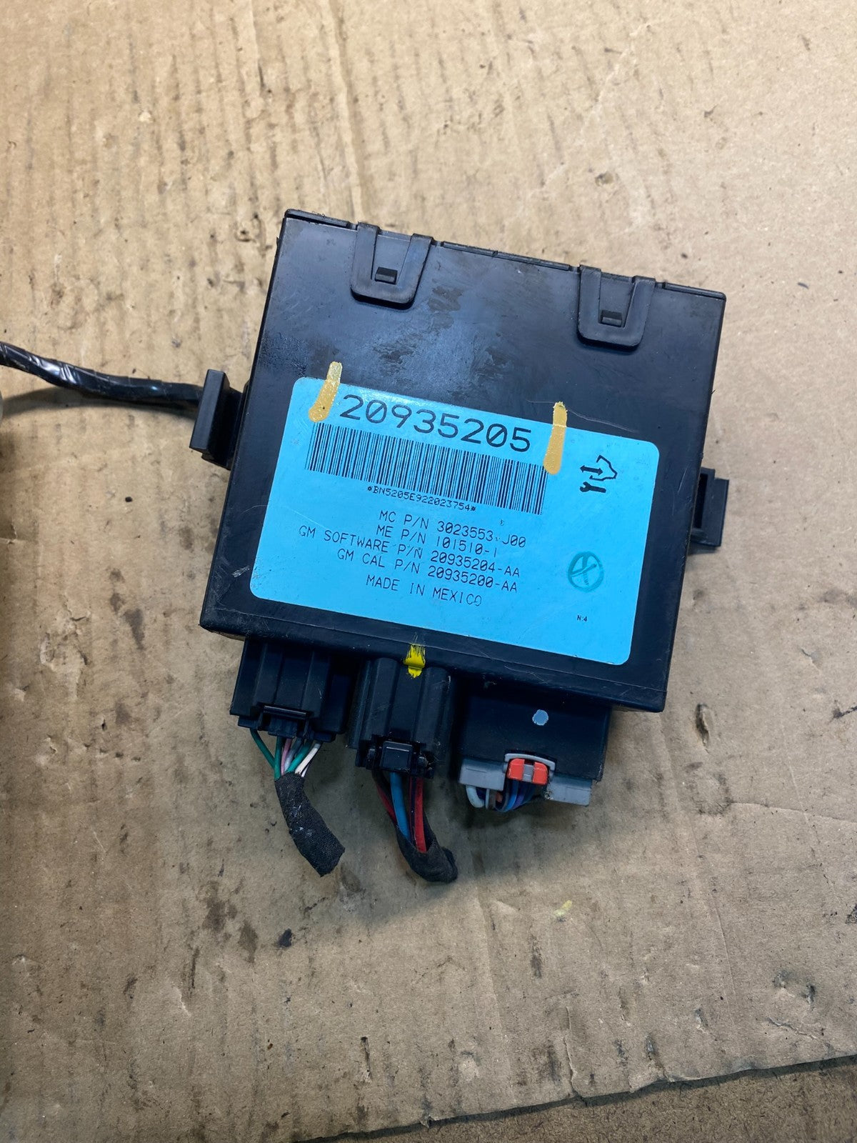 2009-2012 GMC Acadia Power Motor Liftgate Tailgate Control Module ab4243 DG1
