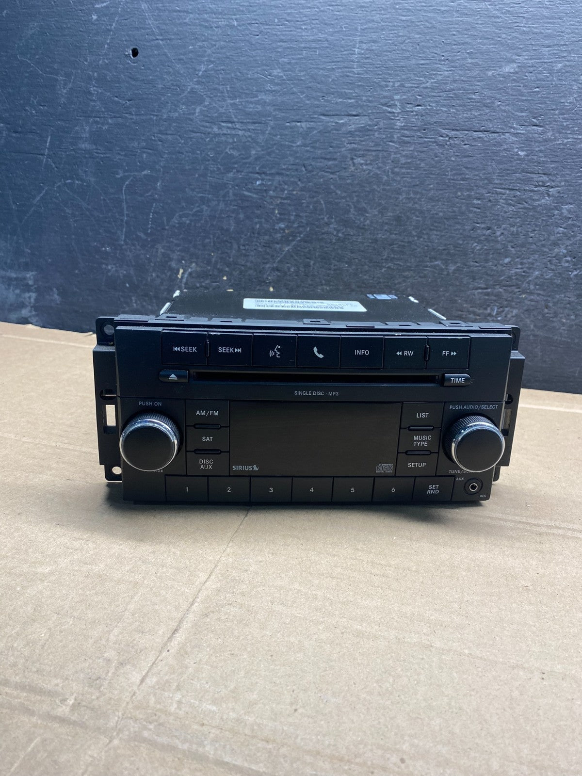 2007-2012 Chrysler Dodge Jeep Ram Radio CD MP3 AUX Receiver AE9875 DW0