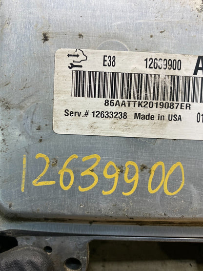 2010 to 2013 Chevrolet Silverado Yukon Engine Control Module ECM ECU AE6232 DW2