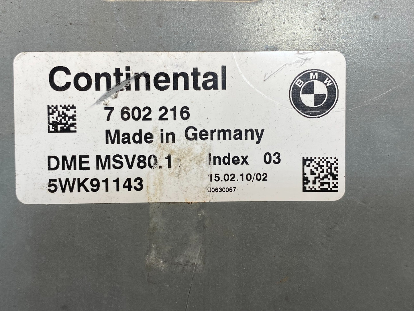 2007 to 2011 Bmw 328i X3 Ecm Ecu Engine Computer Module af8960 DG2