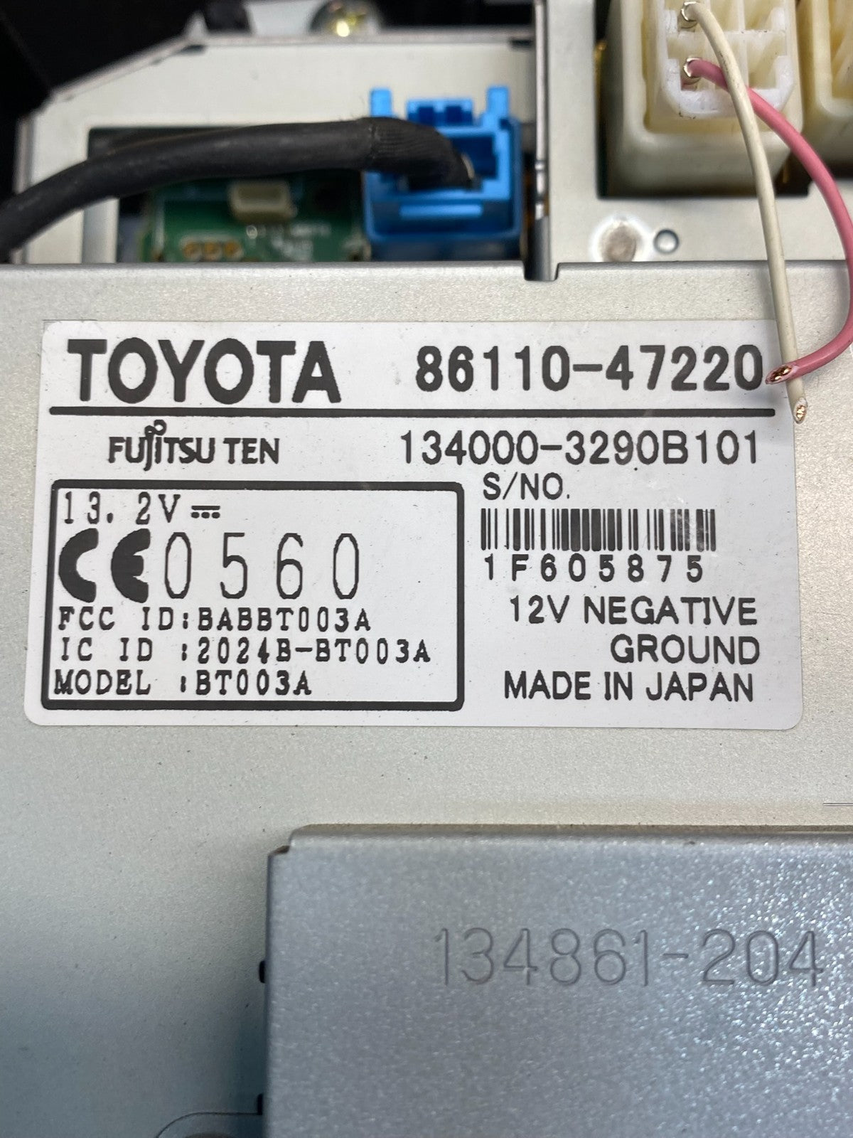2006 to 2009 Toyota Prius Radio Stereo Receiver Screen Display AE8183 DG6