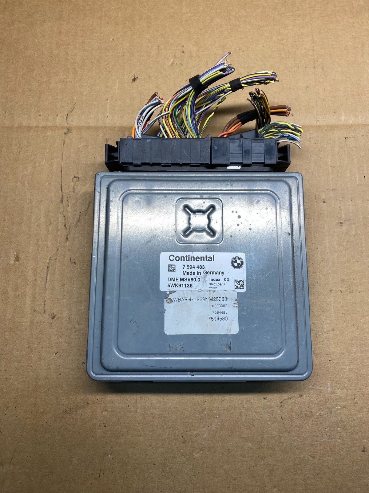 2007 - 2011 BMW 328i 528i E90 ECM ECU Engine Computer 7594483 AI9898 DW0