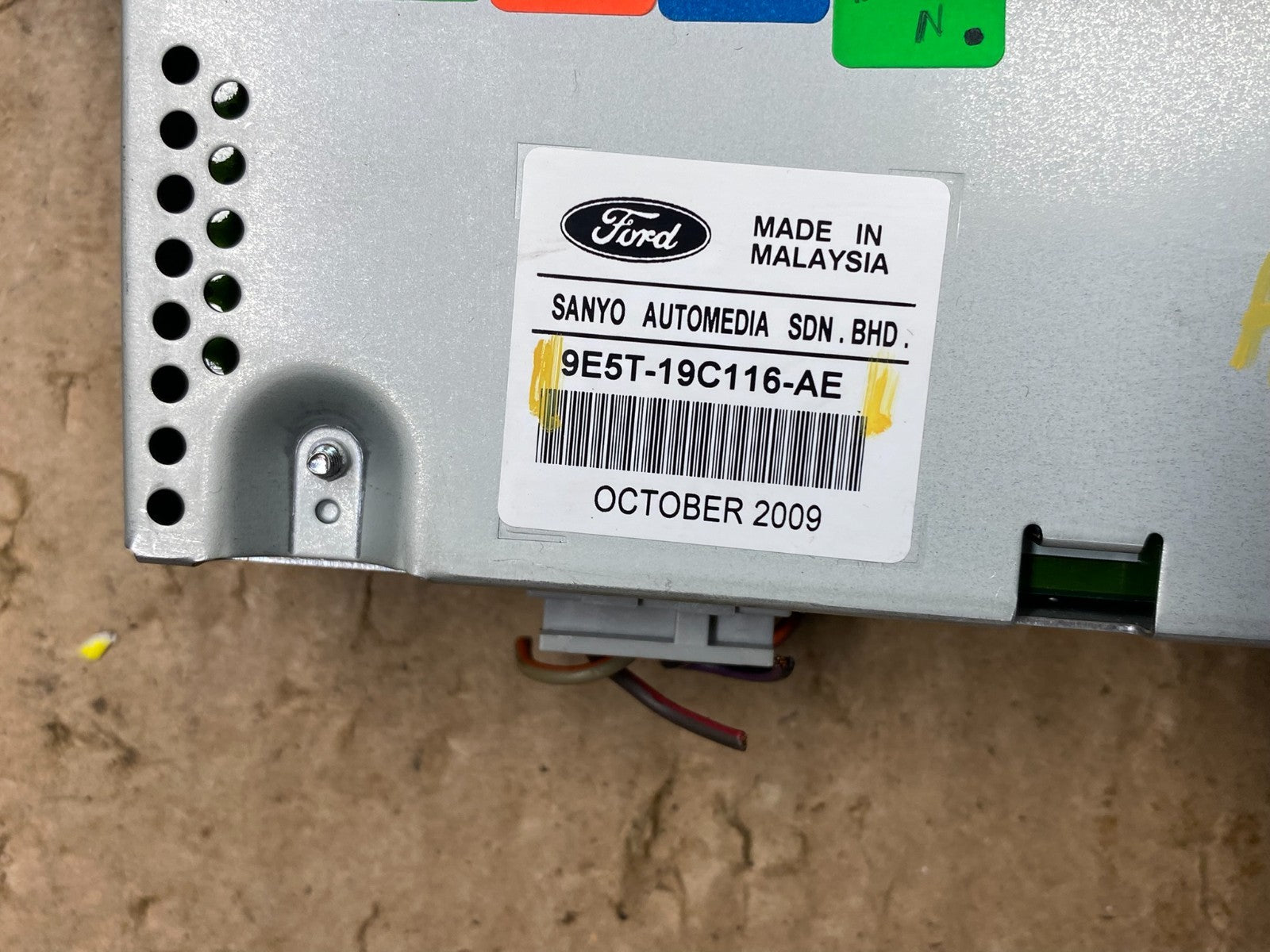 2010 2012 Ford Fusion Dash Information Display Screen AG8448 DG5