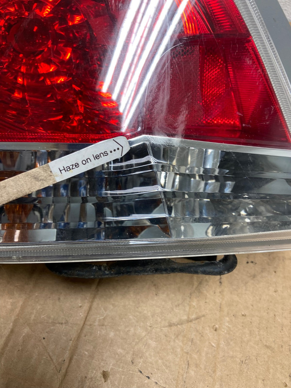 2008 to 2012 Honda Accord Sedan Tail light Left Driver LH Side AD6123 LK4