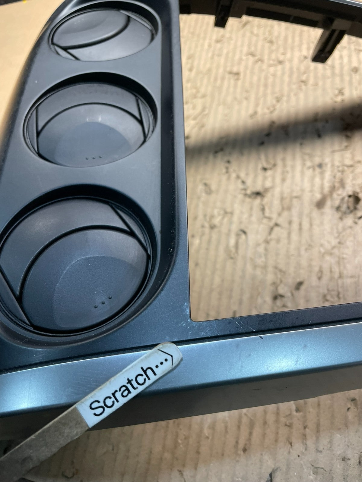 2007 - 2009 Mazda CX-7 Radio Dash TrimClimate Control  Bezel W/Vent  X0915 DG6
