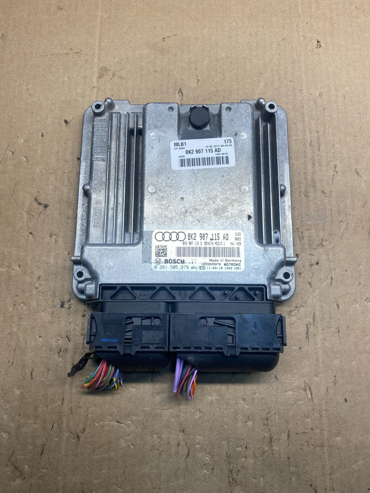2011 to 2012 Audi A4 2.0L Engine Computer Ecu Pcm Ecm Pcu AE7794 DW0