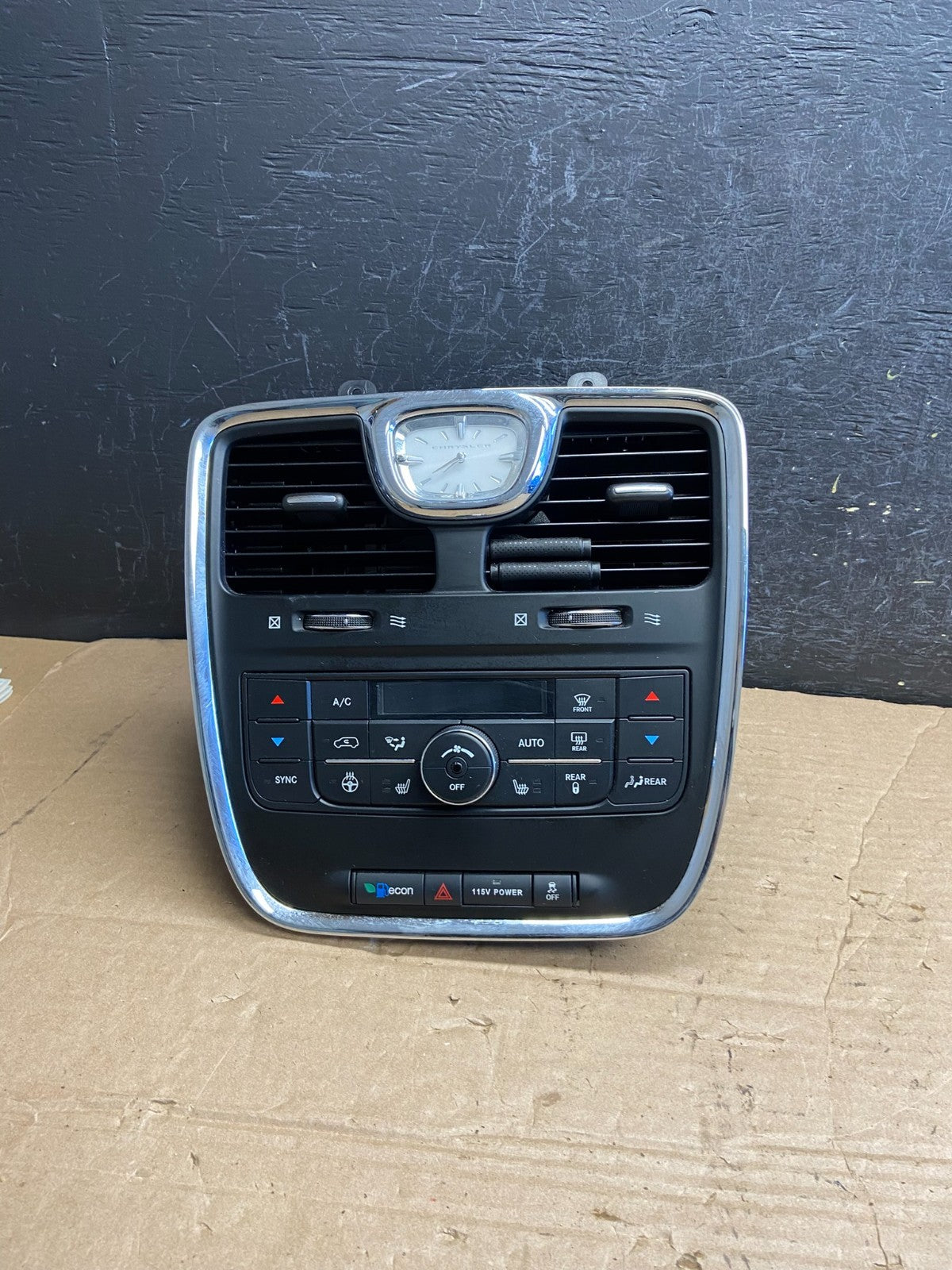 2011-2016 Chrysler Town Country Climate Control Panel Center Dash Trim AF2062 DW0