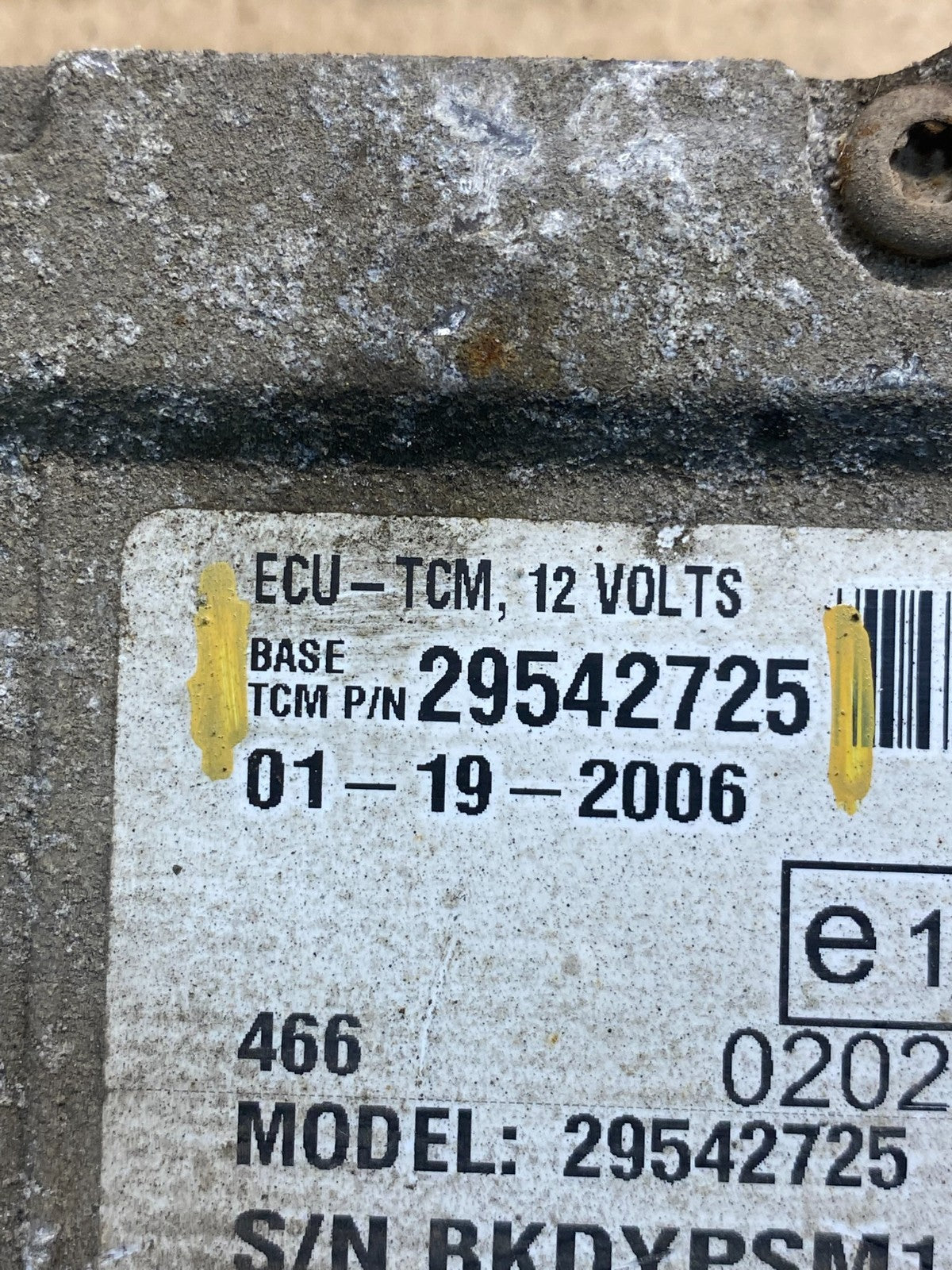 29542725 Allison TCM Transmission Control Module Computer Automatic OE ac4445 DG2