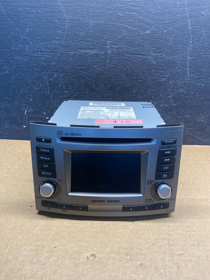 2013 to 2014 Subaru Outback Legacy Am Fm Cd Player AM/FM Radio AF6566 DW0