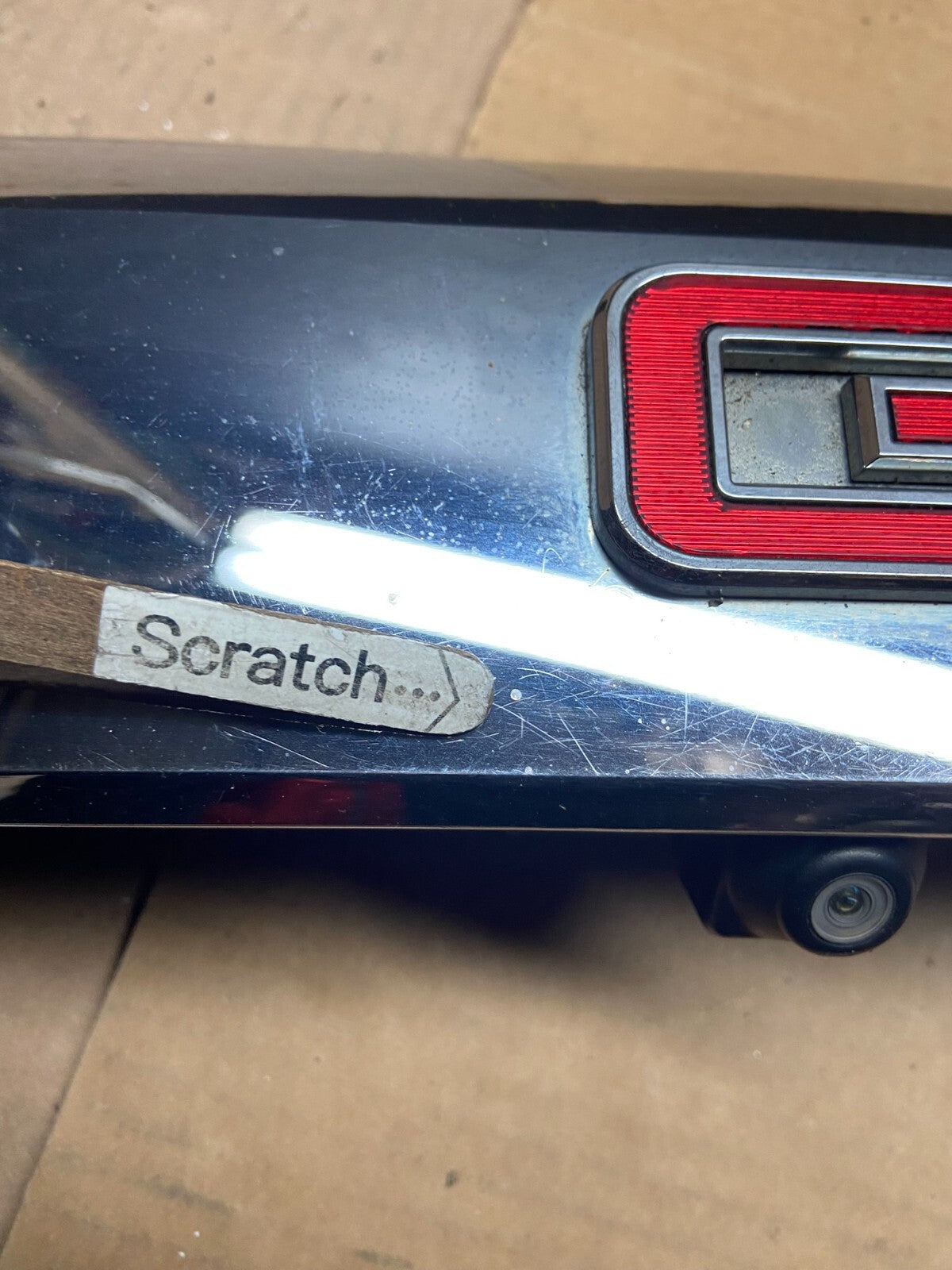 2011-2015 GMC Terrain Tailgate Chrome Finish Molding with Camera H7133 PS4