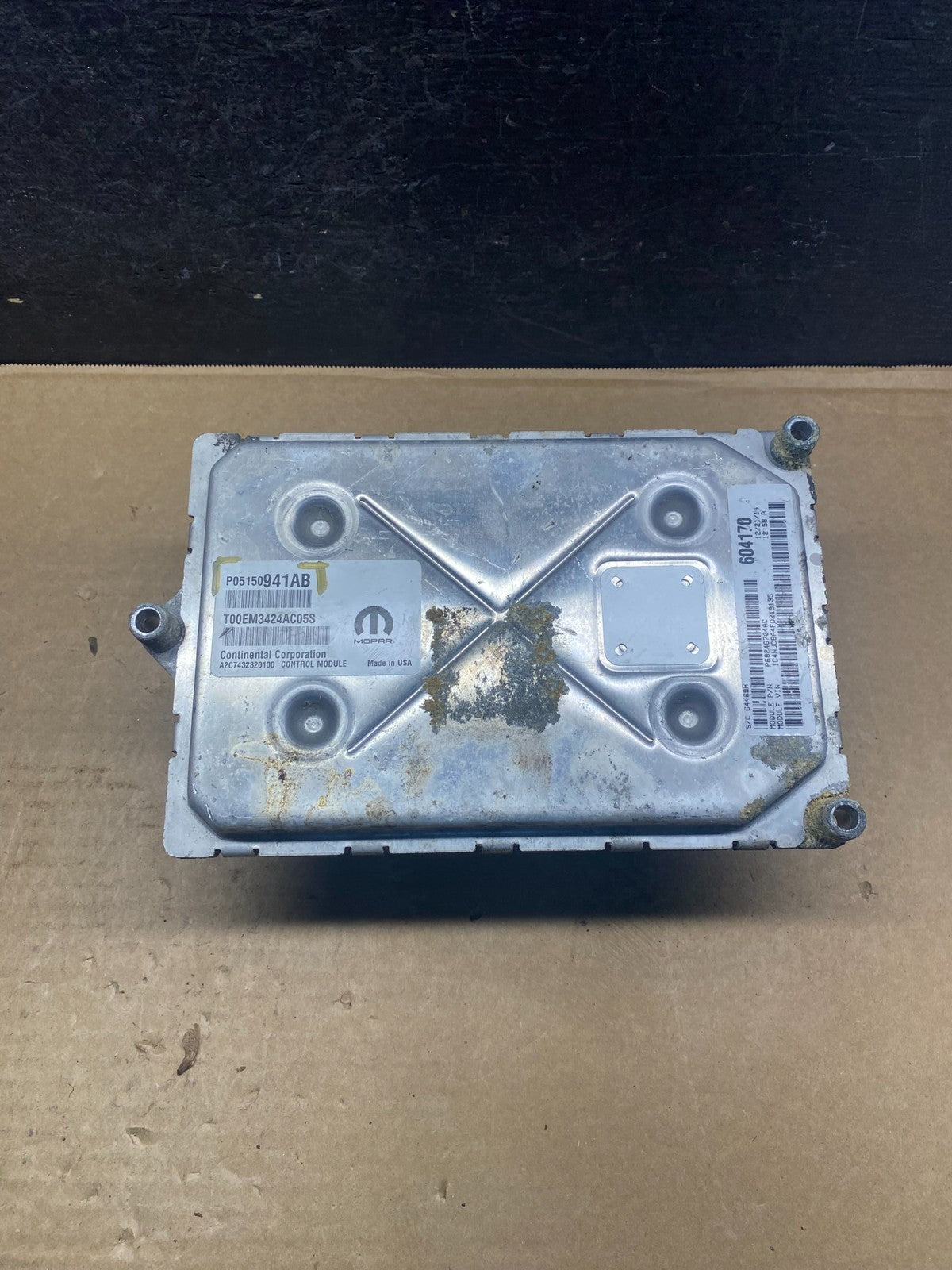 2015-2017 Jeep Compass Patriot Engine Control Module p05150941ab ECU AF6689 DW1