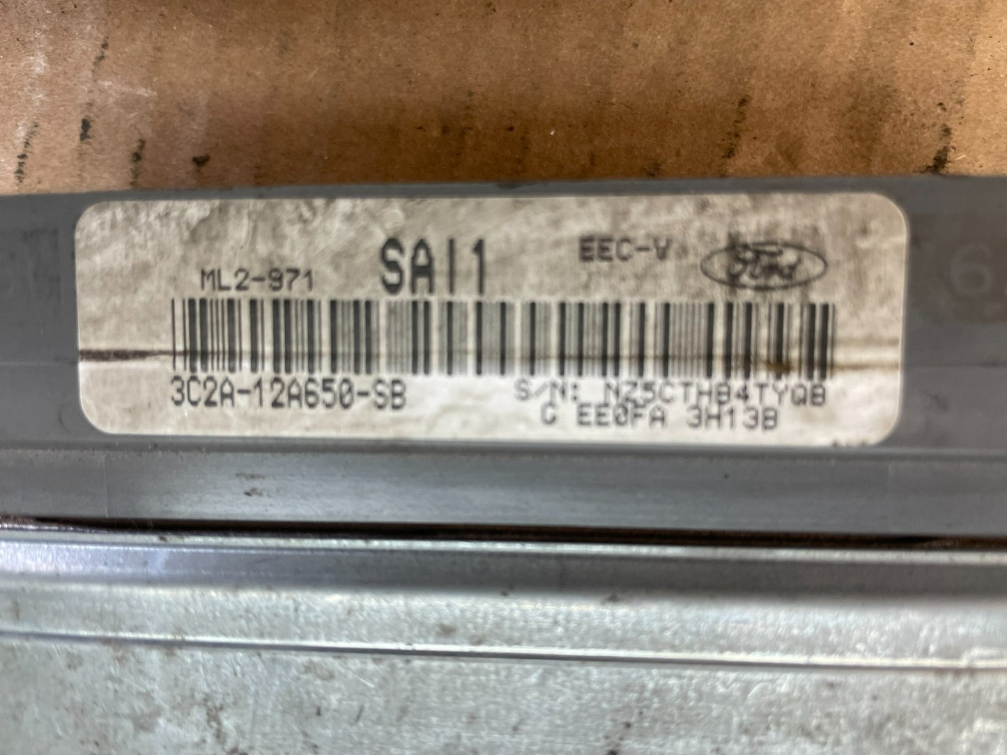 2002 Ford E-Series Van 4.2L Engine Control Module 3c2a-12a650-sb AC5365 DG2