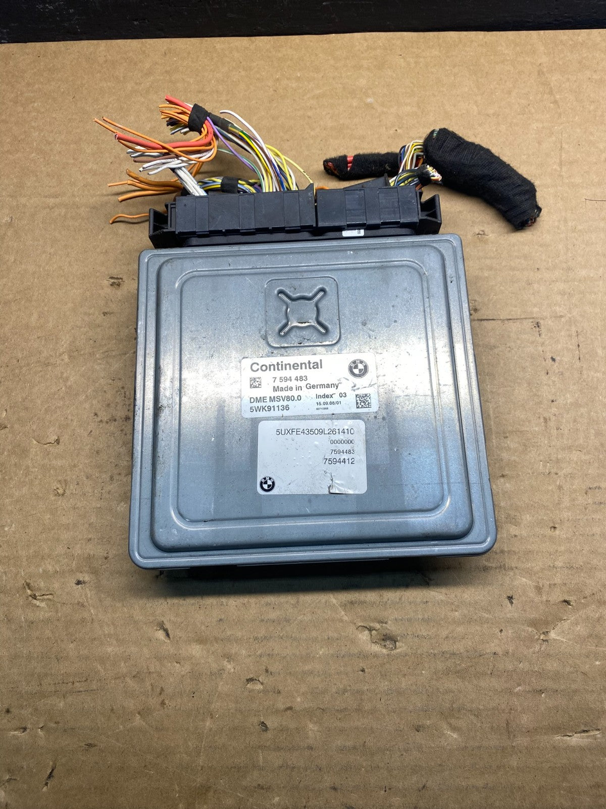 2007 to 2010 Bmw 323i Ecm Ecu Engine Computer 7594483 ac8108 DG0