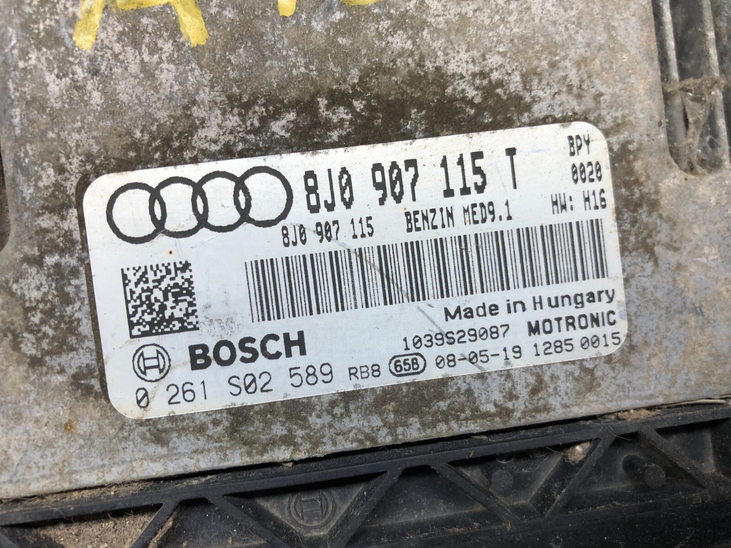 2009 AUDI TTS QUATTRO 2.0T Engine Computer ECM 8j0907115t OEM A1652 DG13