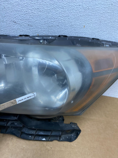 2008 to 2012 Honda Accord Sedan Headlight Left Driver Lh Side AD4570 DW5