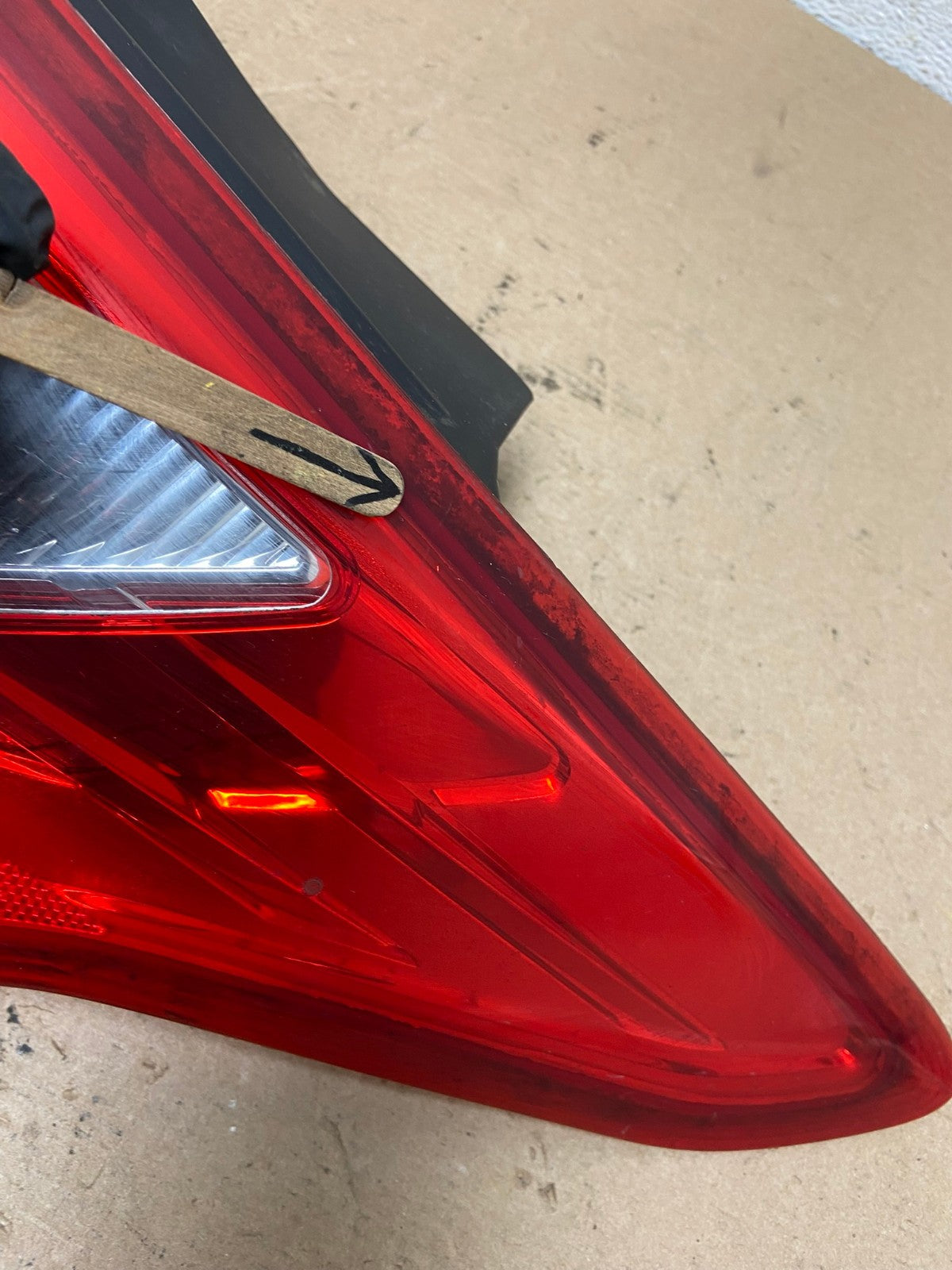 2012 2013 2014 Ford Focus Sedan Right Passenger Rh Side Tail Light AF4803 LK4