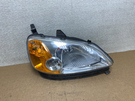 2001 - 2003 Honda Civic Coupe Headlight Halogen Right Passenger Rh DEPO W5037 DW0