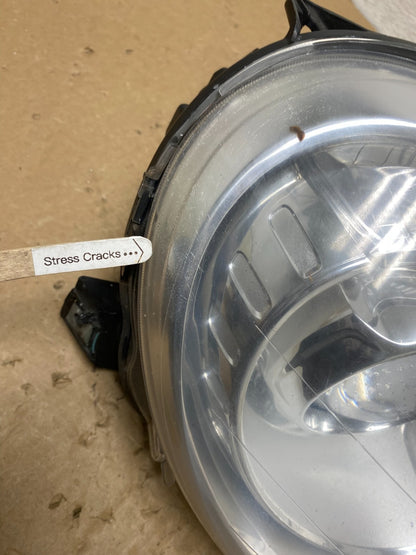 2012 to 2017 Fiat 500 Right Passenger RH Halogen Headlight AF8144 DW4