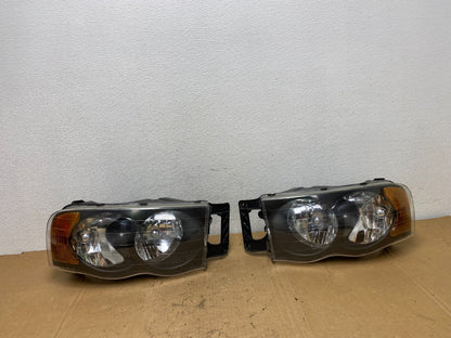2002 to 2005 Dodge Ram Left+Right Side Headlights AD3240 DW0