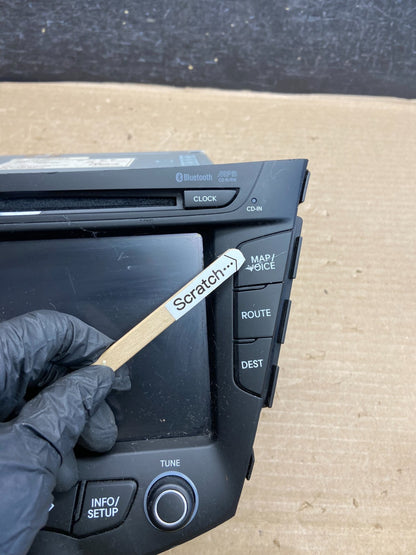 2012 - 2014 Hyundai Veloster Radio Receiver Display Screen 96560-2v701 AH3614 DG2