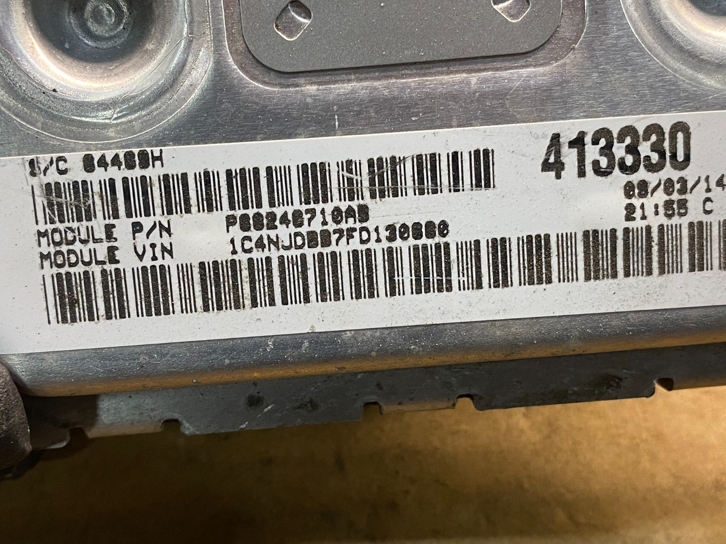 2015-2017 Jeep Compass Patriot Engine Control Module p05150941ab ECU AD7547 DG2