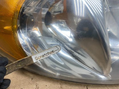 2001 to 2007 Dodge Caravan Left+Right Set Side Halogen Headlights AH1094 DG3
