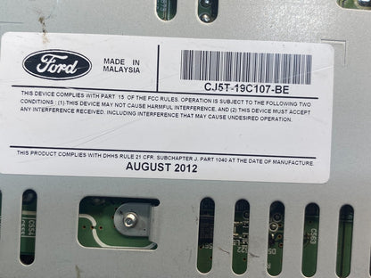 2013 2014 2015 Ford Escape Radio Info Navigation Display Screen AE7722 DW6