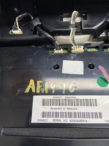 2010-2012 Cadillac SRX A/C Heater Radio Climate Control Panel Bezel OE AF1970 DG6