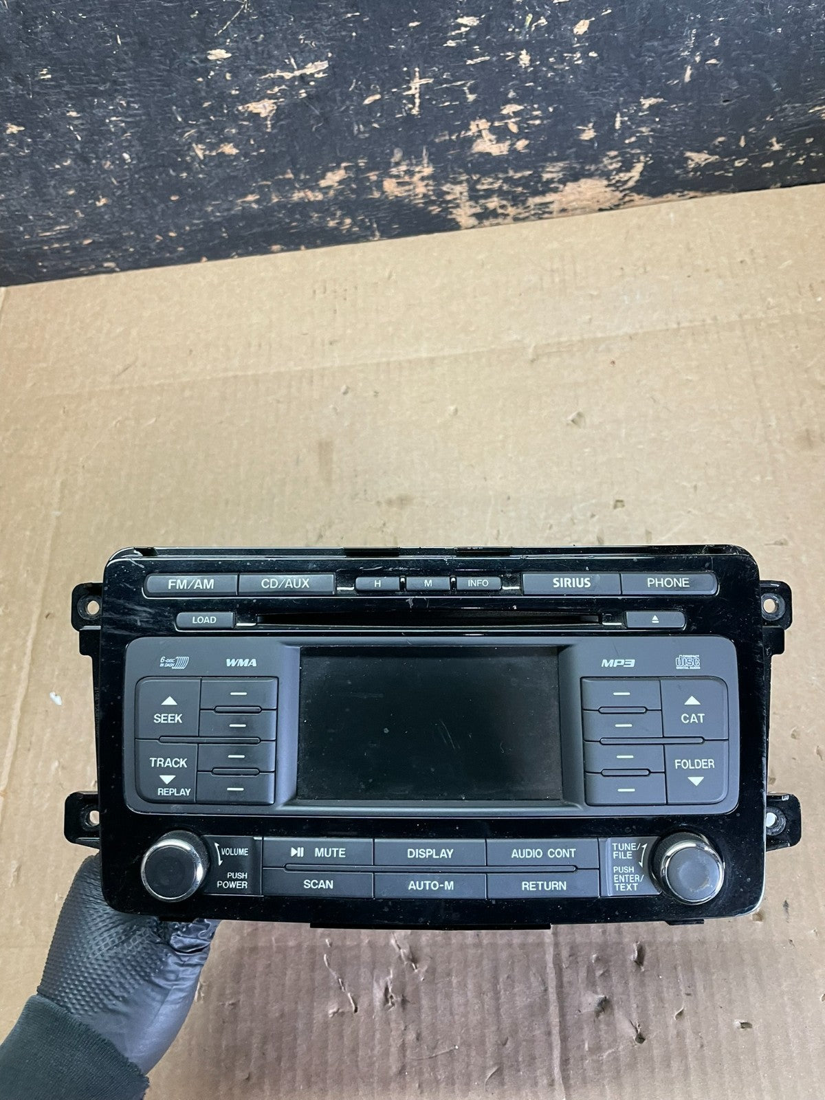 2011 2012 Mazda CX9 CX-9 Radio Stereo CD MP3 Player Screen Display AB3101 DG0