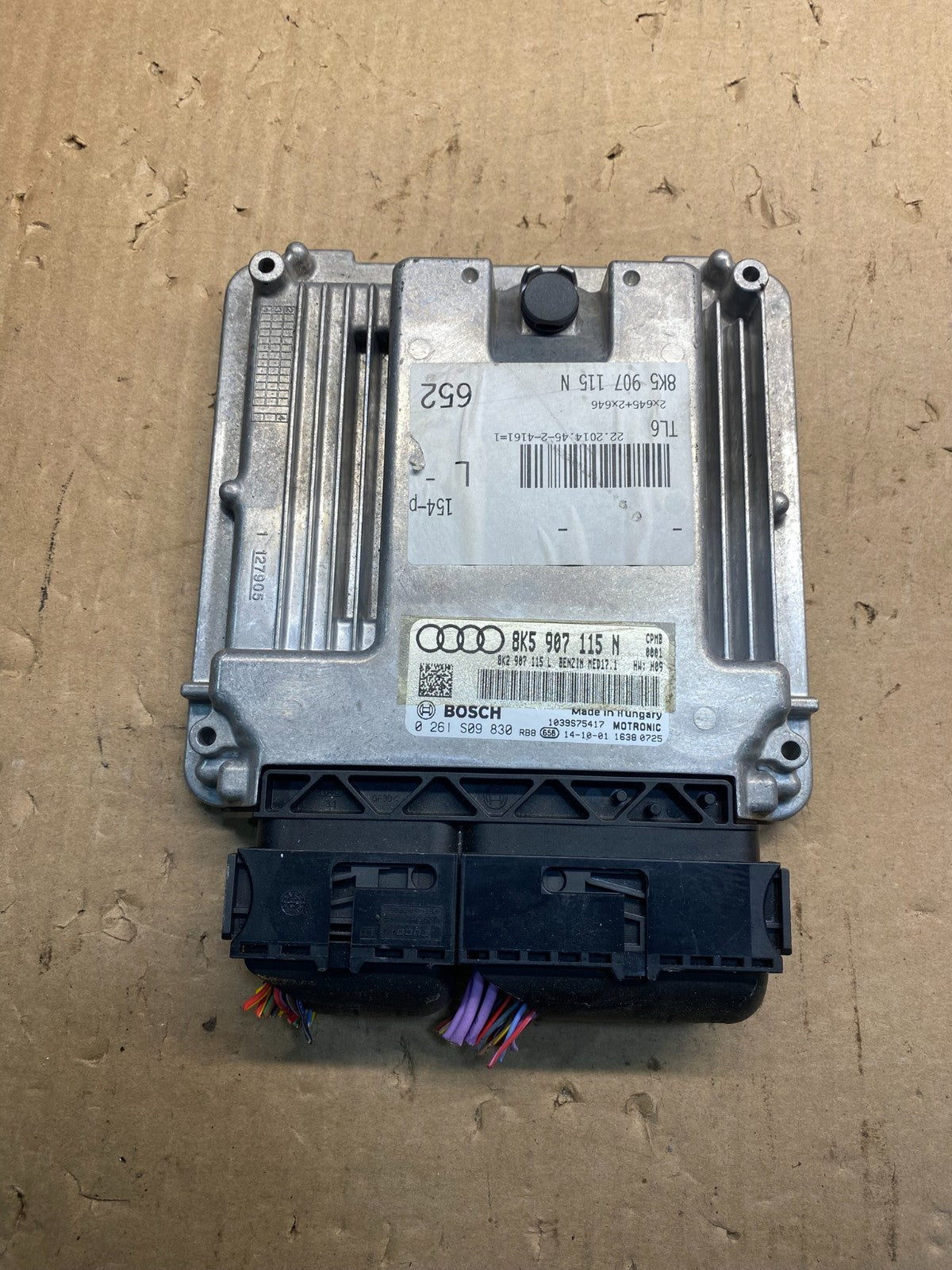 2013 to 2016 Audi A4 2.0L Turbo Engine Computer Ecu Pcm Ecm 8k5907115n AE7974 DW0