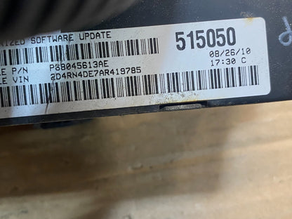 2010 Dodge Caravan Town & Country Engine Computer ECU AF4057 DW2