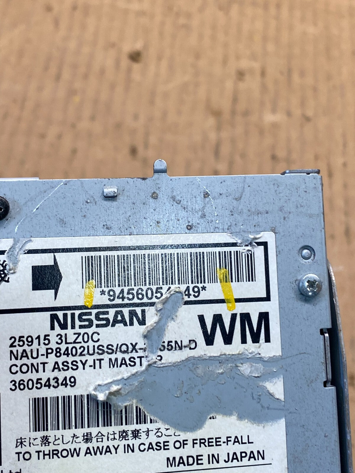 2013-2015 Nissan Murano AM FM Player Radio Receiver Temperature Control N2984 DG6