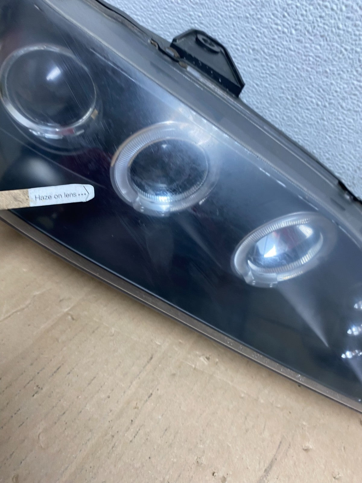 1998-2002 Honda Accord Black Left+Right Set Side LED Black Headlights AE7257 DW5