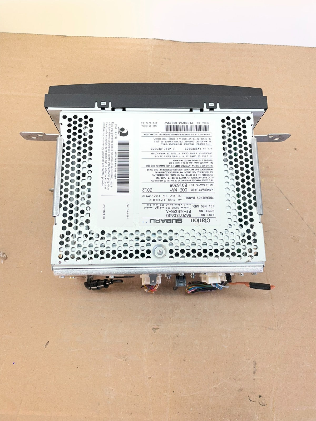 2011 to 2013 Subaru Forester AM/FM CD Plater Radio AI0544 DG7