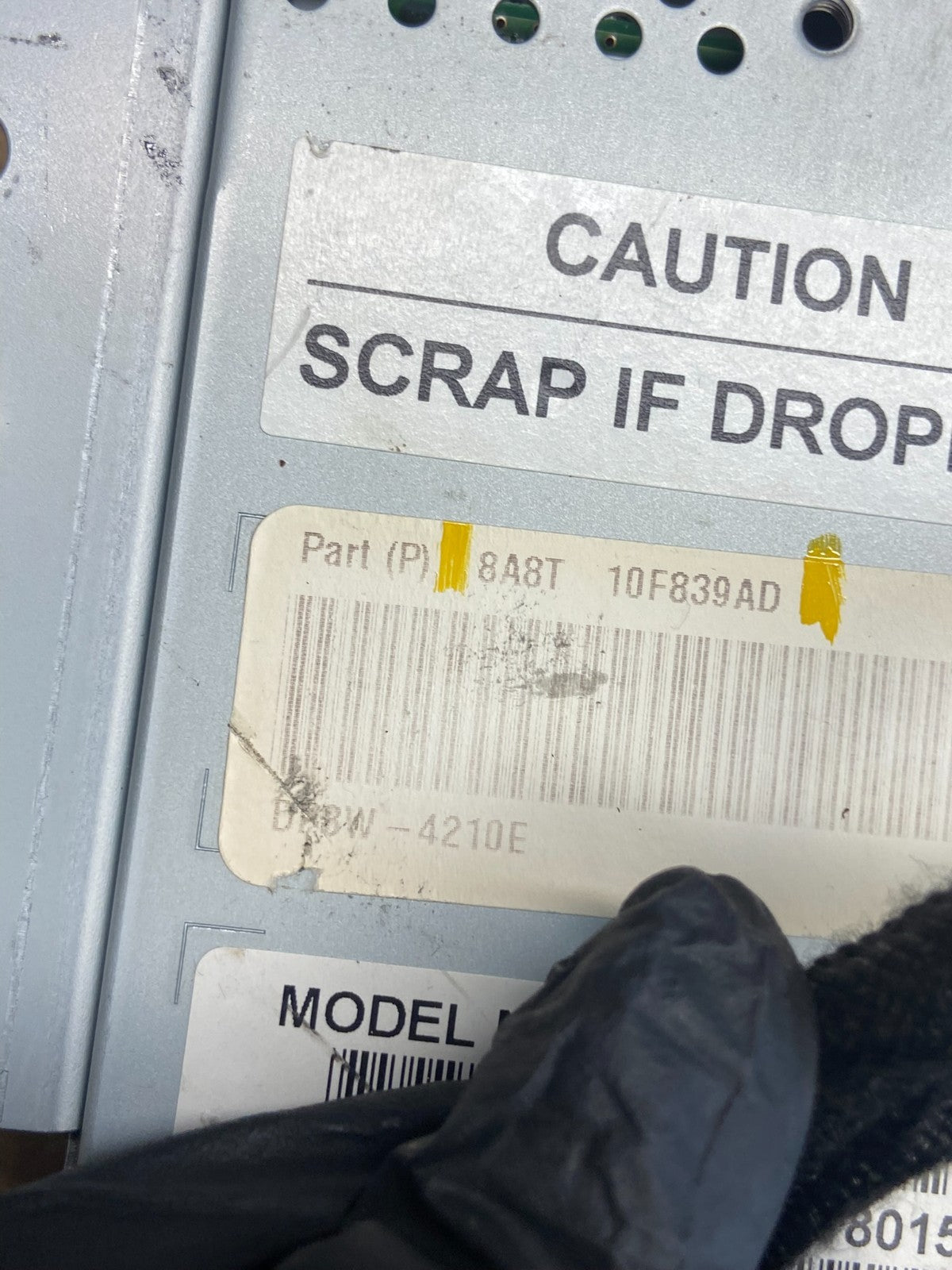 2009 to 2012 Ford Flex Radio Information Display Screen ae4055 DG7
