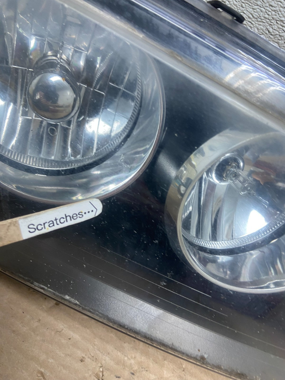 2007 to 2010 Dodge Charger Left+Right Set Side Headlights AA8767 DW3