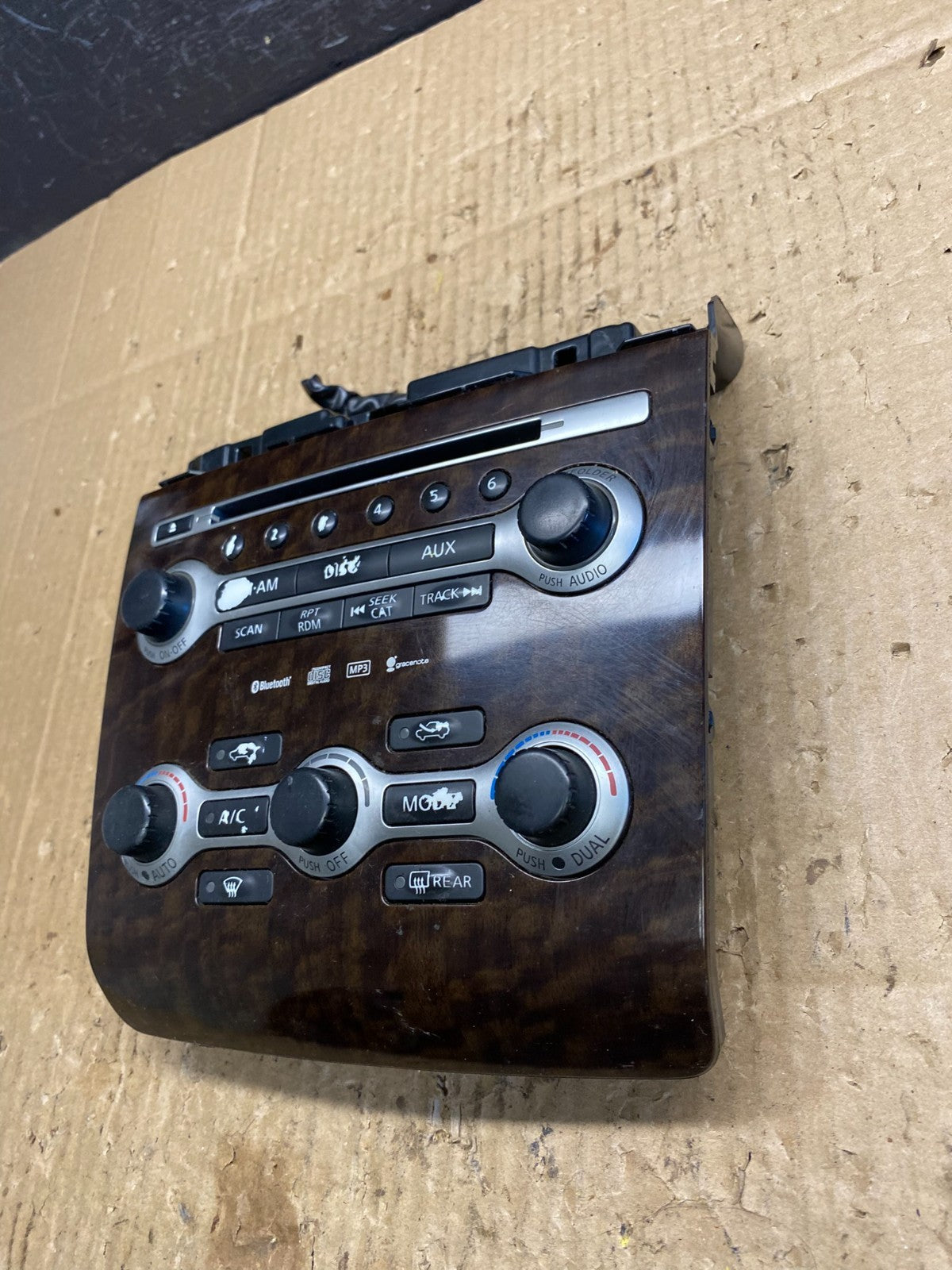 2009 2011 Nissan Maxima Radio Audio Panel Climate Control Bezel Trim ad1876 DG2