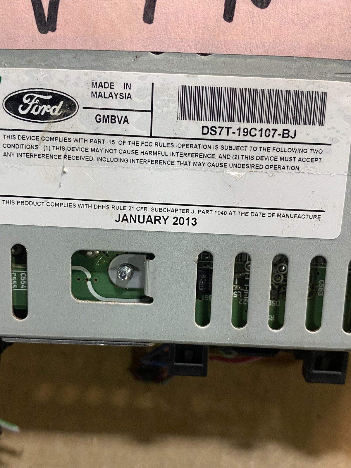 2013 2014 2015 Ford Fusion Radio Audio Receiver AM FM CD MP3 ac8931 DG6
