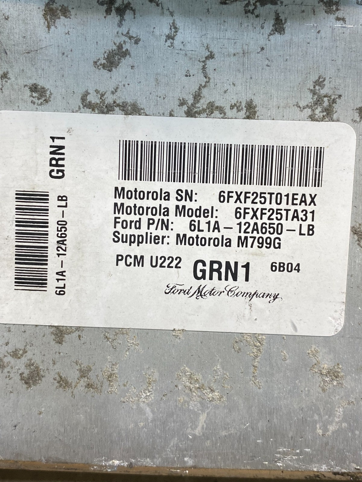 2004 Ford Expedition Engine Control Computer ECM ECU 6L1A-12A650-LB AI7200 DW2