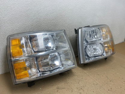 2007 to 2014 Chevrolet Silverado Left+Right Side Headlights AJ2323 DW2