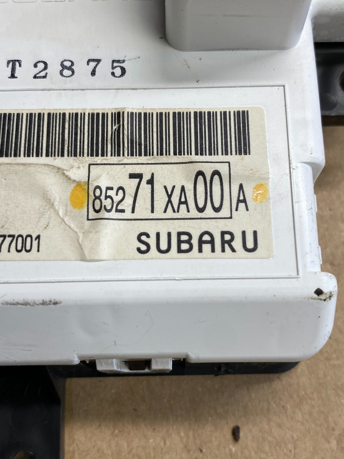 2006 Subaru Tribeca B9 Center Left Side Dash Open Door Light Display ag6277 DG3