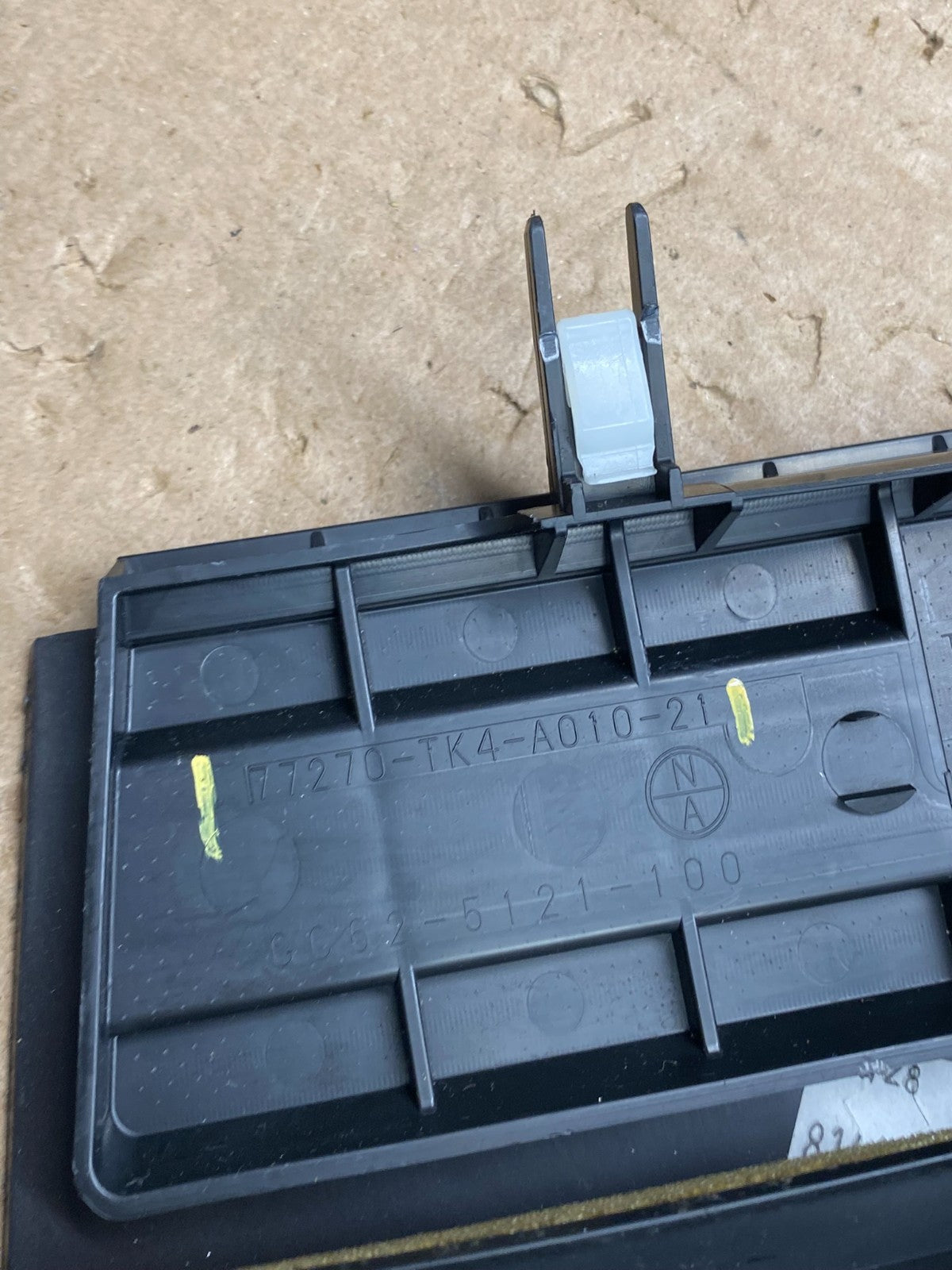 2009 to 2014 Acura TL Front Dash Dashboard AC Center Clock Air Vent AG8381 DG6