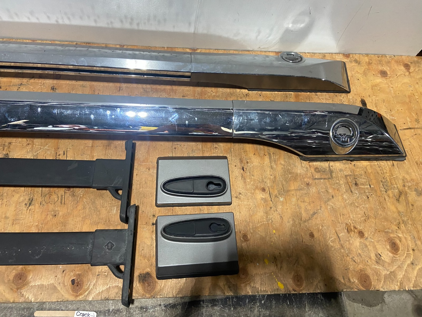 2010 Infiniti QX56 Roof Luggage Rack Cross Center Rail Bars & Side Rails O71886