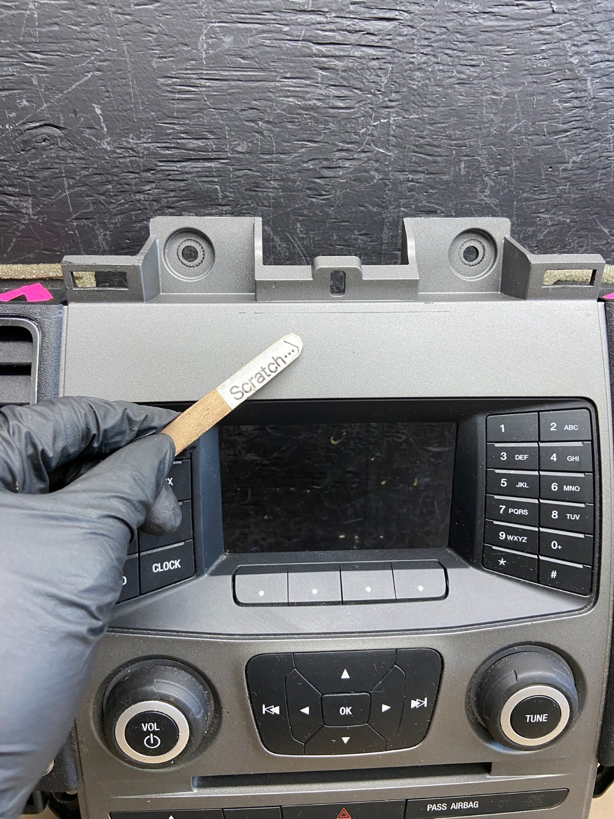 2010-2012 Ford Taurus Front Center Console Climate Radio Control Panel ad7120 DG4
