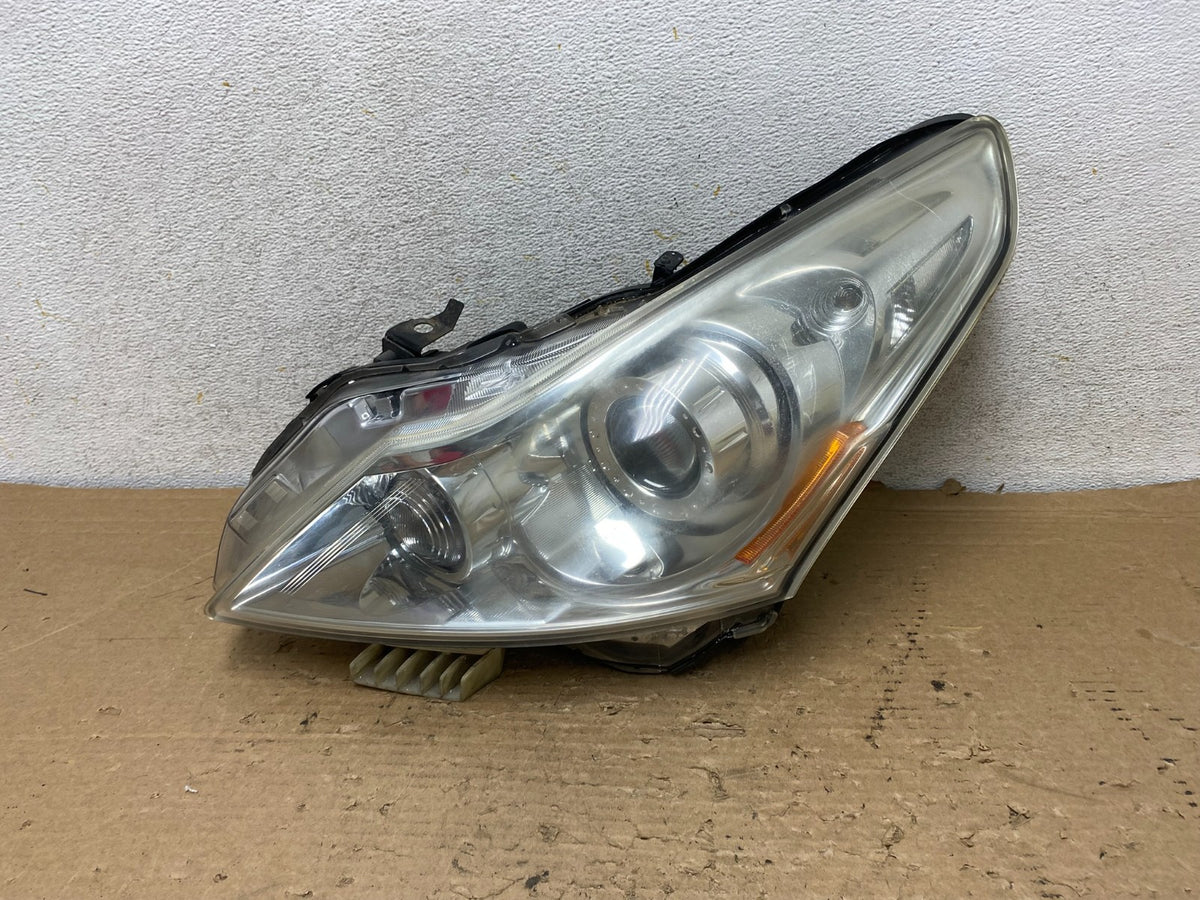 Sedan 4Door 2010 to 2013 Infiniti G37 Left Driver Headlight Xenon AH9214 DW0