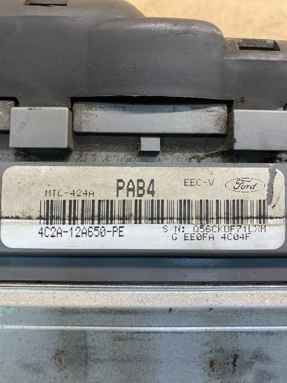 2004 Ford Van E350 6.8L Engine Control Module 4C2A-12A650-PE ECU ab7185 DG2