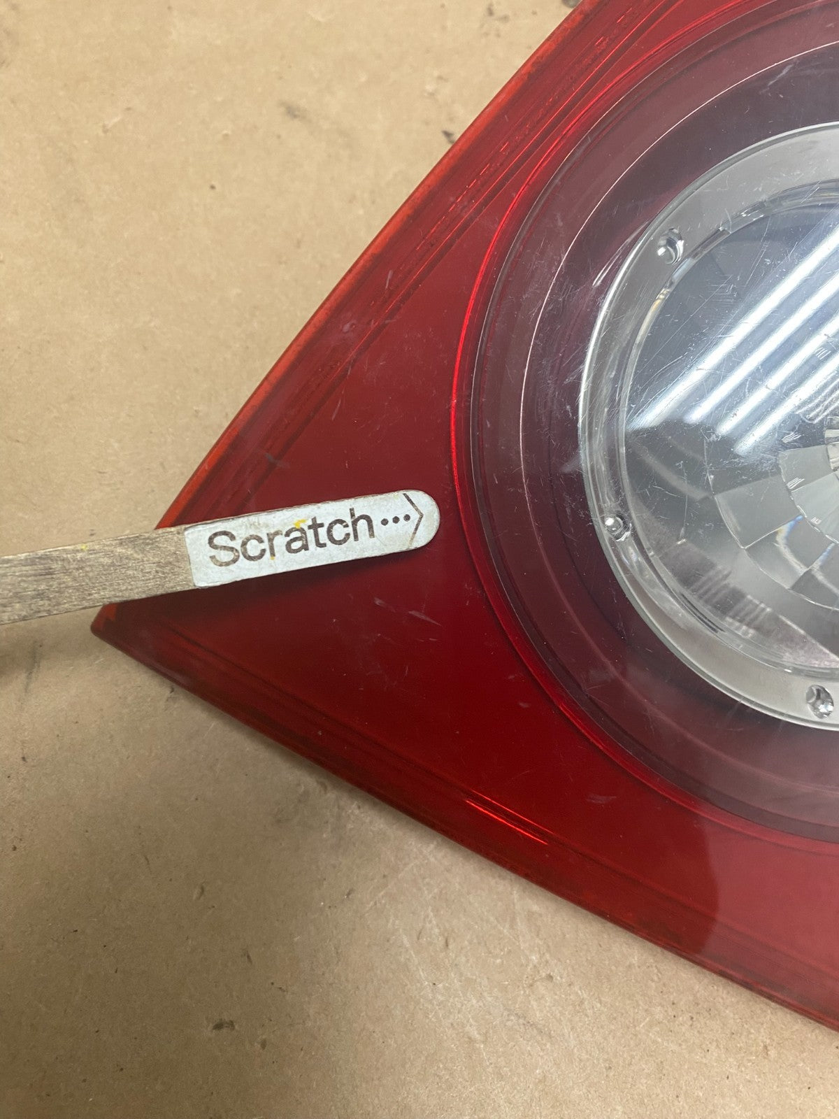 2004 2005 2006 Mazda 3 Sedan Left Driver LH Side Tail Light inner P5025 DW3