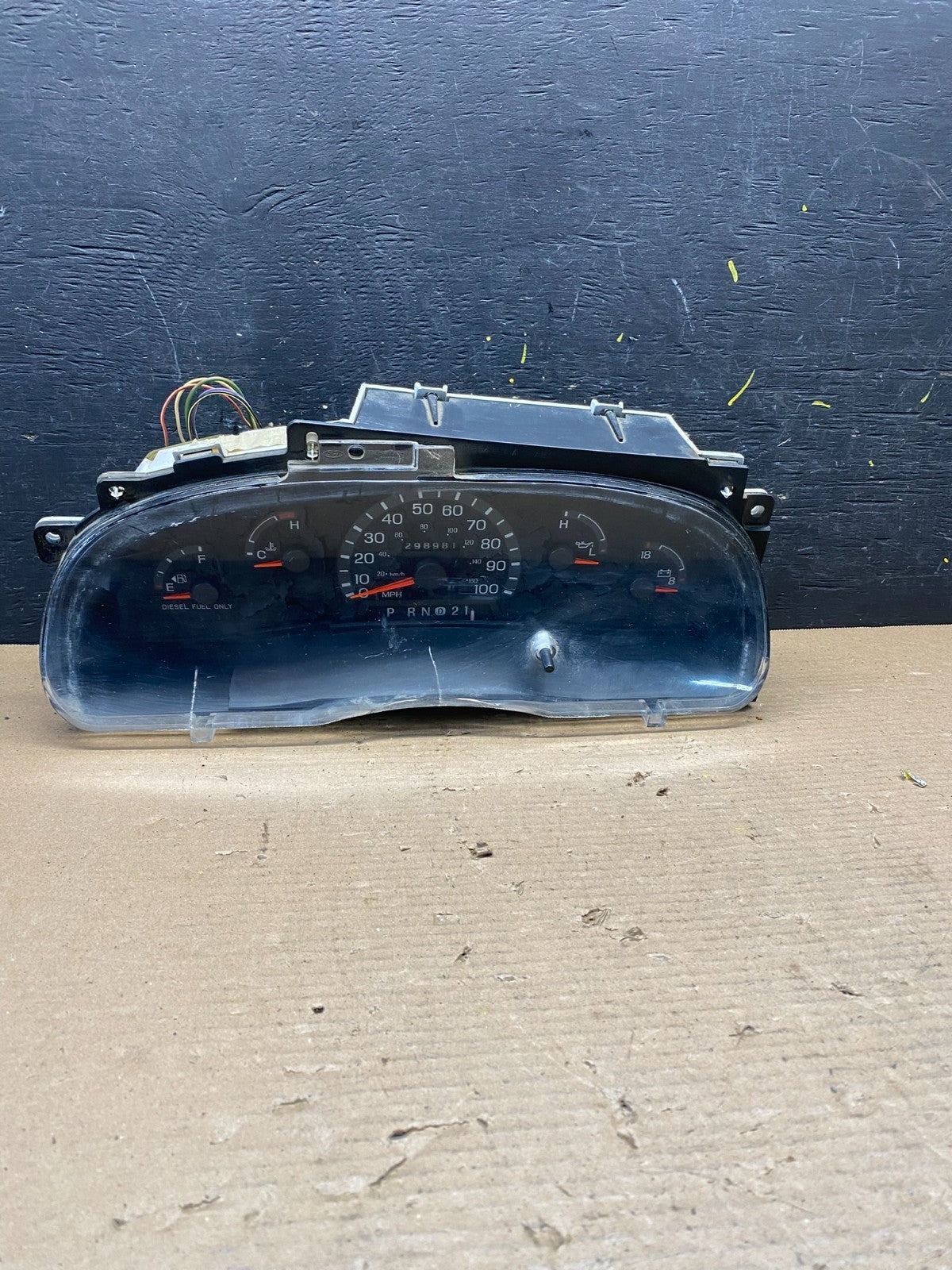 1997 to 2003 Ford E350 VAN Gauge Speedometer Cluster S6601 DG0