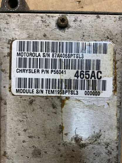 1999 Jeep Wrangler 2.5L Engine Control Module ECU ECM Z4704 DG2